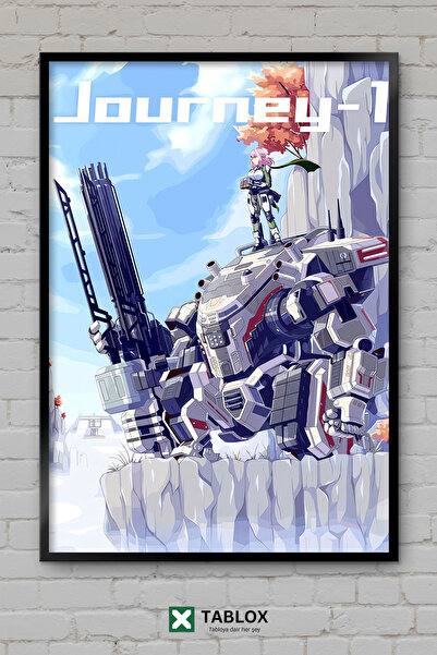 TABLOX Αφίσα δράσης Titanfall Video Game Robot Mecha με πλαίσιο, διακοσμητικό...