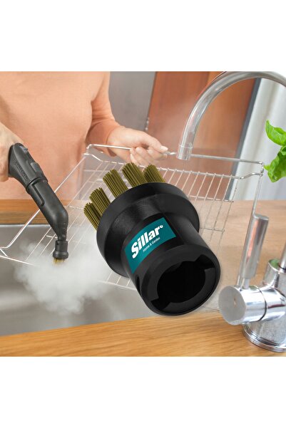 Sillar 6x Perie de alamă pentru curățător cu aburi Karcher SC1 SC2 SC3 SC4 SC...