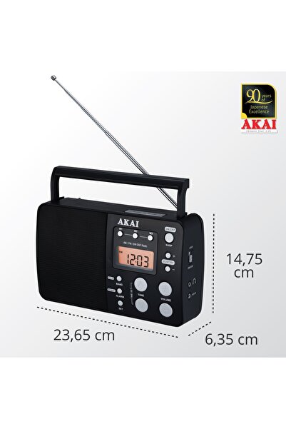 AKAI Radio FM cu baterii APR-200 AUX