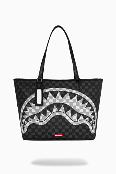 Sprayground Noir Fang PVC Fermuarlı Omuz Çantası