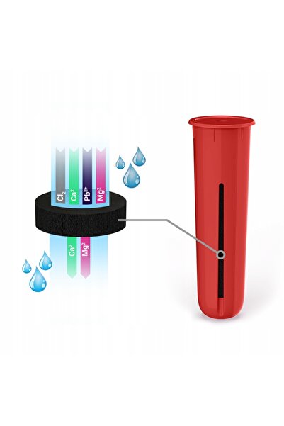 Wessper Filtru de apă cu carbon pentru sticla de filtru DAFI SOFT și SOLID, 8...