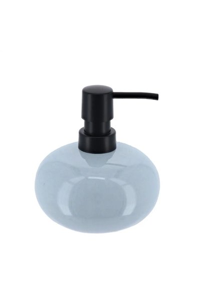 Tendance Lacquered Stoneware Soap Dispenser (Blue, 400 ml)