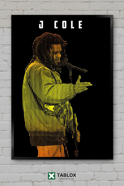 TABLOX J Cole Music Μουσική Ράπερ Ράπερ Χιπ Χοπ Πλαίσιο τραγουδιού με εμφάνισ...