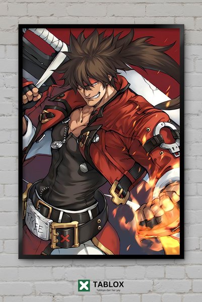 TABLOX Poster pentru jocul de luptă Guilty Gear Strive, tablou decorativ înră...
