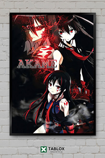 TABLOX Akame Ga Kill Anime Manga Akcija Japanski Poster Uramljen Dekorativni ...