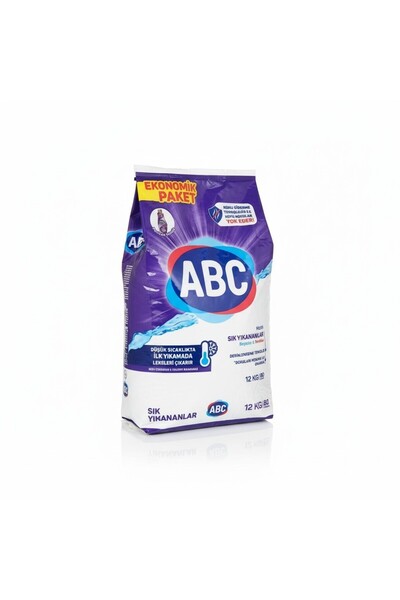 ABC Beyazlar & Renkliler Sık Yıkananlar Toz Deterjan 12 Kg