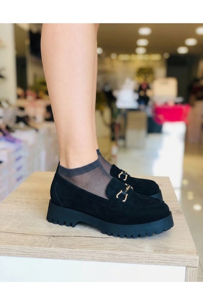 PUNTO AC572512 SÜET LOAFER TOKALI GÜNLÜK KADIN AYAKKABI