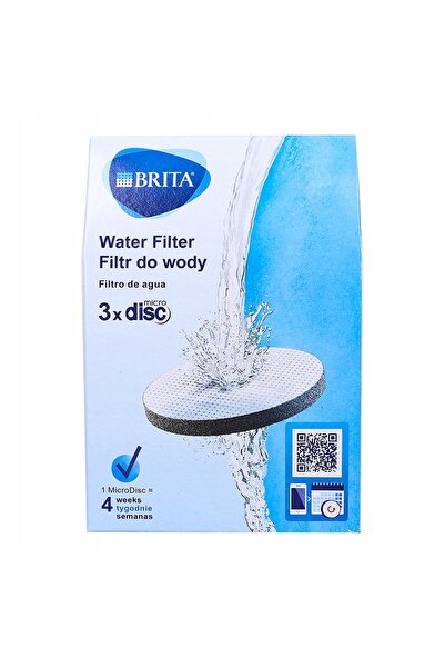 BRITA Disc filtrant microdisc pentru sticle, filtru de apă Vital, 3 bucăți