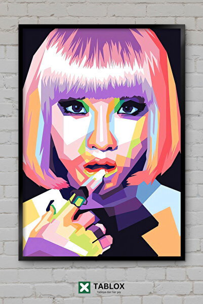 TABLOX 2ne1 Minzy Kpop Idol Korejska Grupa Plesačica Muzički Poster Uramljen ...