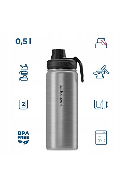 Wessper Termos din oțel inoxidabil pentru cafea și ceai 0,5l 500ml