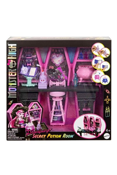 MONSTER HIGH Draculaura'nın Gizli İksirler Odası Oyun Seti JBF15