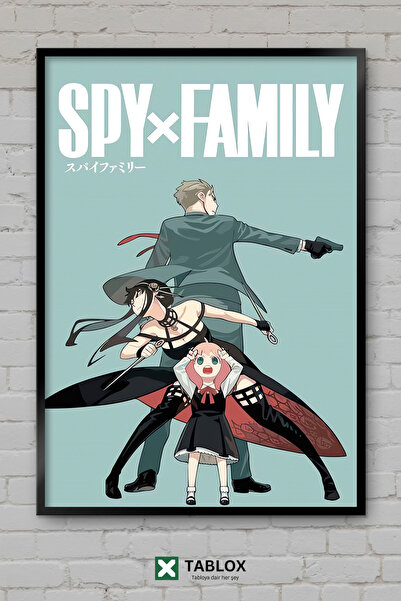 TABLOX Anya Forger Spy X Family Anime Manga Personaj Tablou decorativ înrămat...
