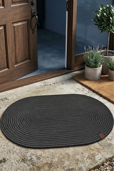 SİMEREV HALI HOME CONSEPT Kapı Önü Paspası 40x60 Bohem Tarz Yıkanabilir Çift ...