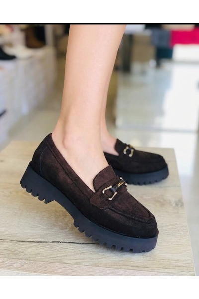 PUNTO AC572512 SÜET LOAFER TOKALI GÜNLÜK KADIN AYAKKABI