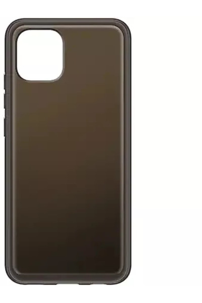 Samsung Husa Soft Clear Cover pentru Galaxy A03 Negru Transparent