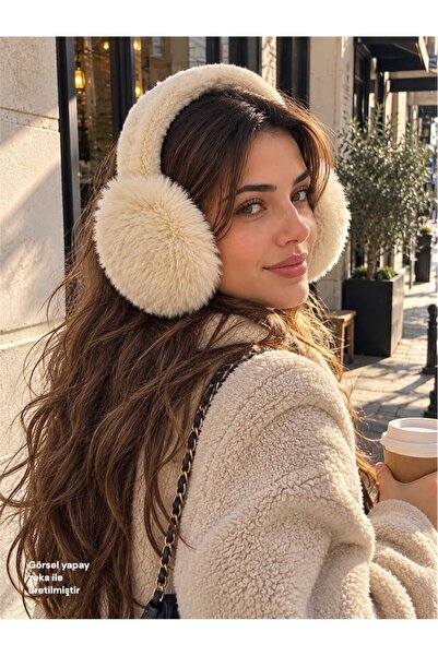 sf collection Foldable Plush Furry Headphones