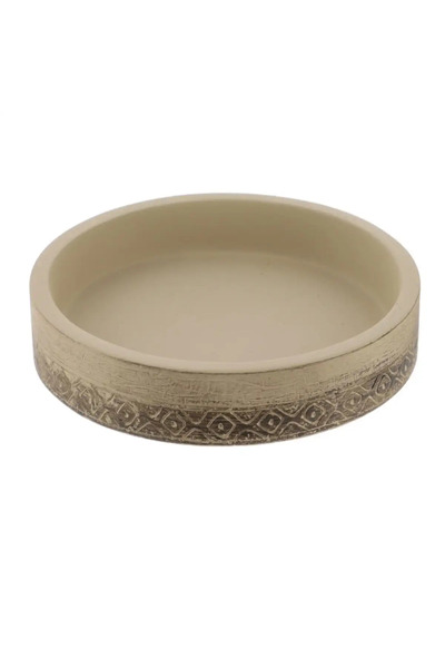 Tendance Cement Soap Dish (Natural, 10 x 10 x 2 cm)