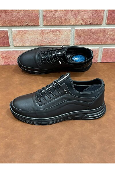 Deritarz Genuine Leather Orthopedic Large Size Rubber Sole Baykara Winter Men...