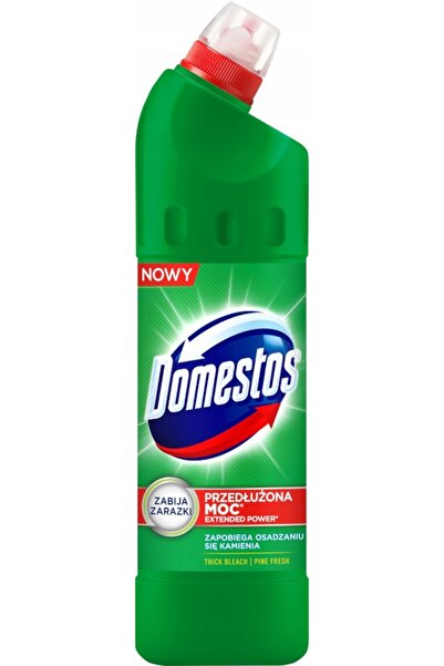 Domestos 6x detergent lichid pentru toaletă 6x 750ml cu clor