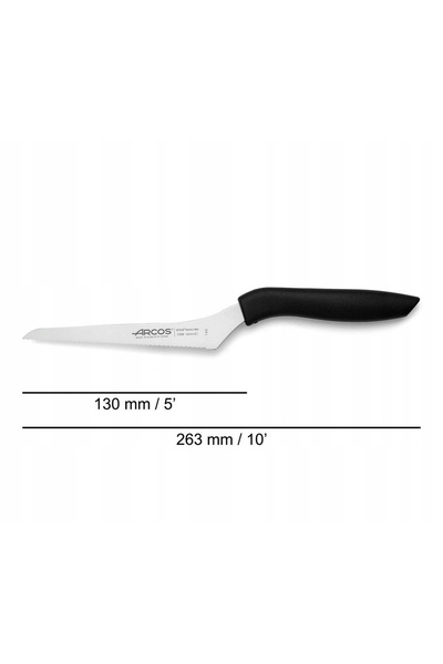 arcos NIZA cuțit de bucătărie multifuncțional lung și curbat 130/265 mm