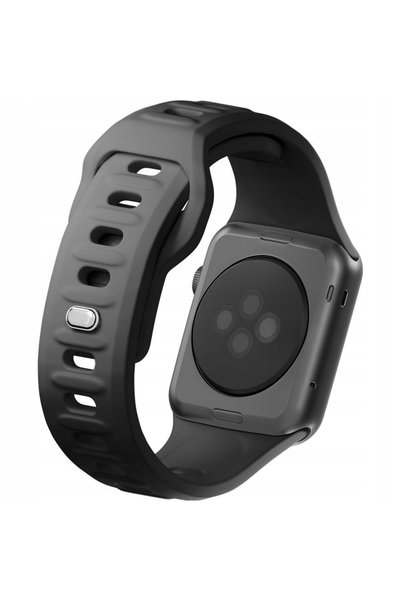3MK Curea de ceas din silicon gri pentru Apple Watch 38/40/41mm