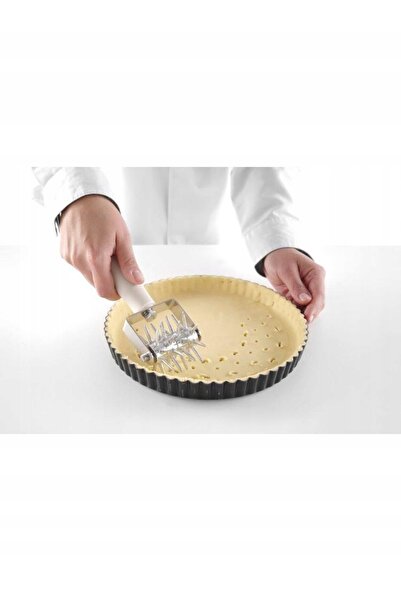 HENDI Rolă perforată pentru perforarea aluatului Profi Line OȚEL 80x210mm