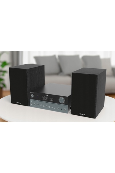 Aiwa Radio Micro-Turn MSBTU-700DAB RDS DAB+ Egalizator Ceas Radio USB AUX