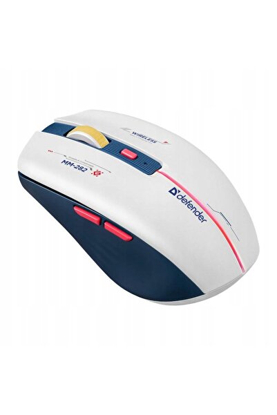 Defender DILA MM-282 mouse wireless optic 1800dpi alb RGB cu acumulator