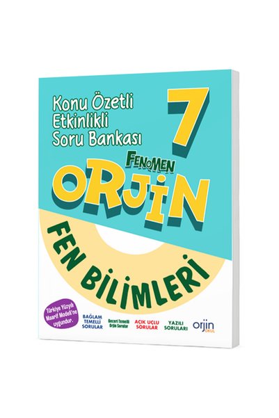 Orjin Okul Orjin 7.Sınıf Fen Bilimleri Konu Özetli Soru Bankası