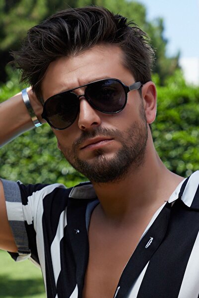 KAYOUBI Unisex Black Sunglasses