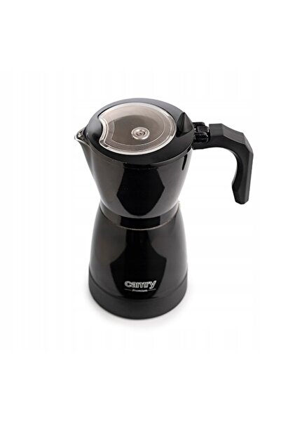CAMRY Cafetieră electrică Moka 300ml, nu necesită aragaz, negru