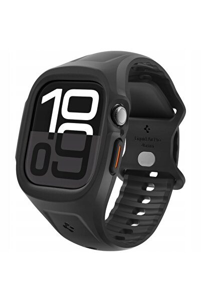 Spigen Husă Liquid Air Pro pentru Apple Watch 10 (46 mm) negru