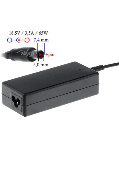 Akyga Adaptor de alimentare AC AK-ND-03 pentru laptop 18,5V/3,5A 65W 7,4x5,0mm