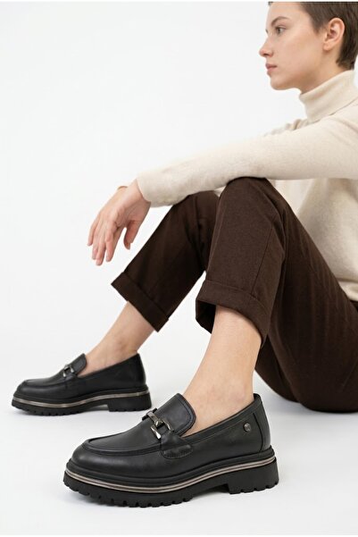 Mammamia Women's Genuine Leather Orthopedic Daily Loafer Shoes M27Ka/3220