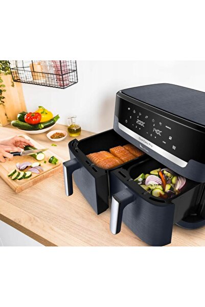 Moulinex EZ942HF0 11l XXL 2700W Friteuză cu aer cald cu două coșuri
