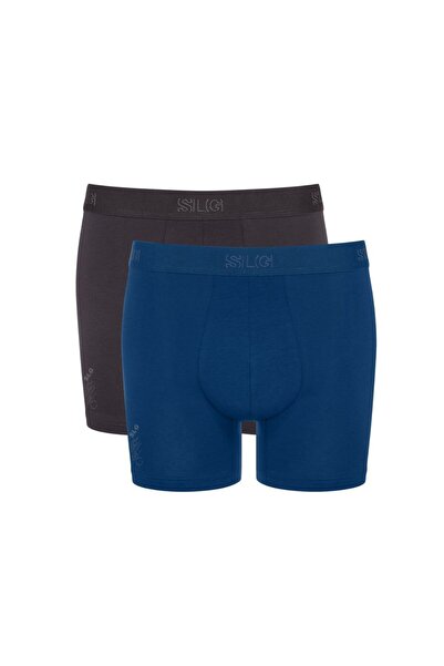 SLOGGI Ανδρικό SLG Base Short C2P Μπλε-Ανθρακί