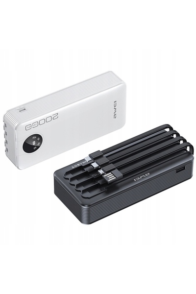 NO BRAND PowerBank AWEI P134K 20000mAh display + cabluri USB/PD/Lightning/Mic...