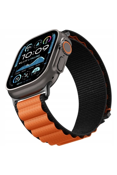 Spigen Curea din nailon pentru Apple Watch 49/46/45/44/42 mm, brățară sport