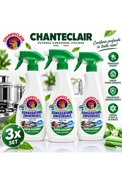 Chanteclair Συσκευασία 3x 600 ml Λευκό Μόσχο
