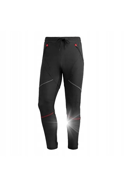 ROCKBROS Pantaloni de ciclism lungi, impermeabili, antivânt, negri, mărimea L