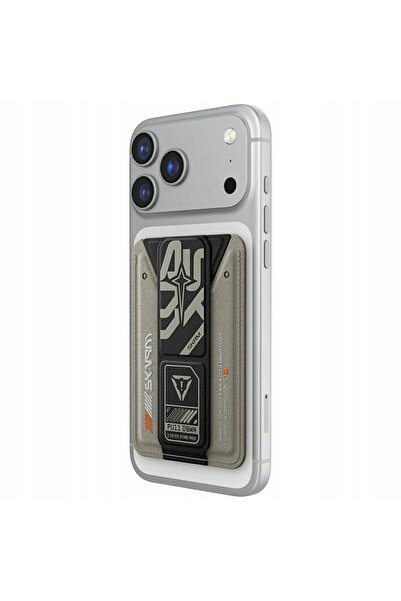 NO BRAND Portofel Skinarma Kado Aegis Magnetic Cardholder Grip Stand, gri