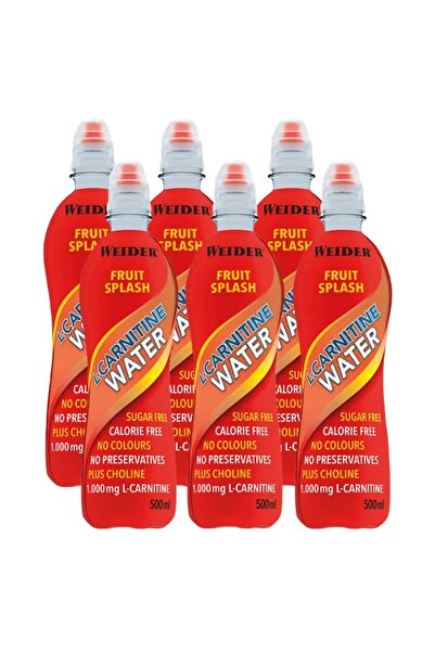 Weider Nutrition Ρόφημα L-Καρνιτίνης (6 X 500 ml) Φρουτώδης Έκθλιψη