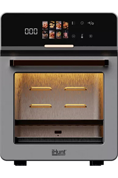 iHunt Aparat de gătit cu aer cald 1800W 18L, 8 Programe Predefinite, Ecran Ta...