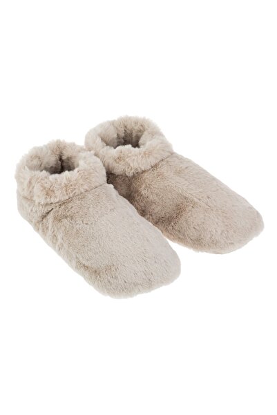 DD SHOP Botosei de Iarna Bej pentru Femei - Papuci Casa tip, Imbracaminte Acc...