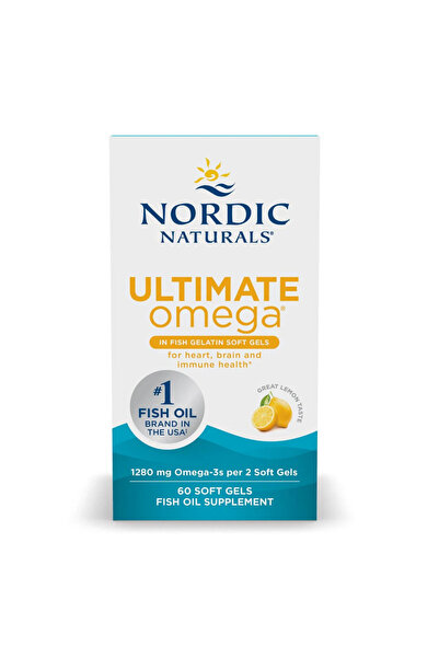 Nordic Naturals Υπέρτατο Ωμέγα (60 Μαλακές Κάψουλες) Λεμόνι