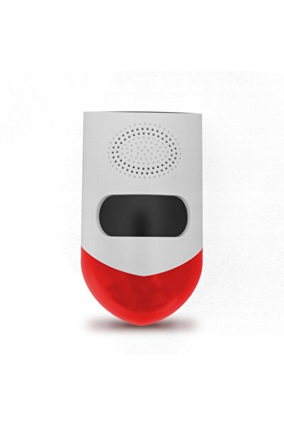 GOMEDIA Sirenă de alarmă cu detector PIR alimentată solar, Android