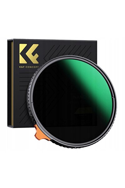 K&F CONCEPT K&F Black Mist 1/4 + ND2-ND32 82mm Nano X 8k Filtru de difuzie