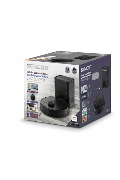 Sencor Aspirator robot cu funcție de mop 9085BK 3000Pa Stație Negru