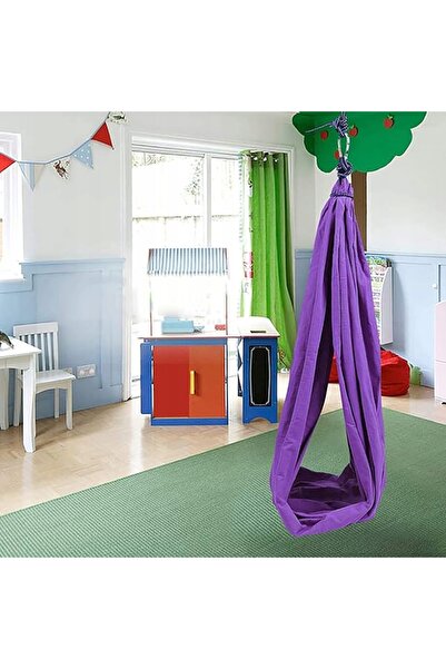NO BRAND HAMAC ELASTIC PENTRU COPII 280X100 CM, CADOU, CU SET INCLUS
