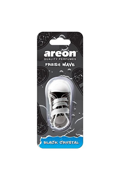 Areon Odorizant auto, pantof sport, Fresh Wave, Black Crystal, 19 x 7.5 x 5 cm